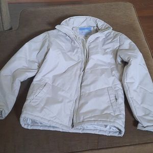Cream winter jacket small